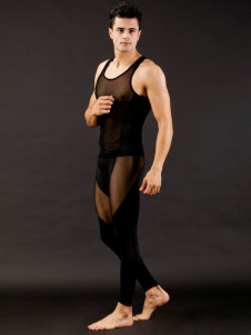 Débardeur confortable en spandex noir