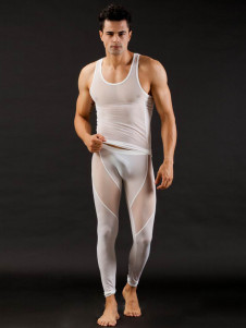 Débardeur confortable en spandex blanc