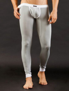 Sous-pantalon homme en modal gris unicolore