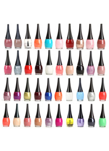 Vernis à ongles synthétiques colorées (40pcs)