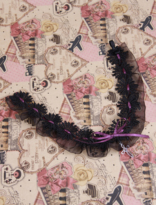 Classique noir dentelle Lolita collier (plusieurs couleurs)