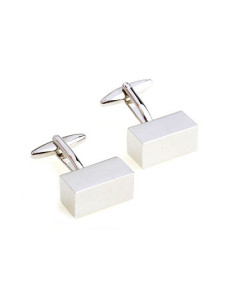 Bouton de manchette artistique en forme de brique