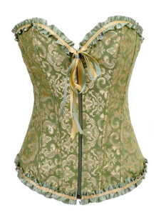 Corset sein couvrant en satin mat bicolore