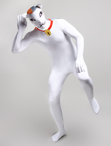 Vêtement de zentai beau combinaison enveloppé unisexe en lycra spandex multicolore imprimé de Chat