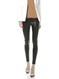 Adorables leggins féminins à la mode noir de finition belle