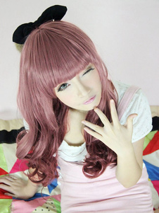 Jupe lolita adorable couleur raisin plissée