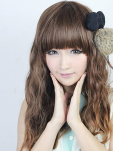 Perruque lolita longue bouclée