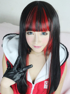 Perruque lolita merveilleuse, mèches multicolores