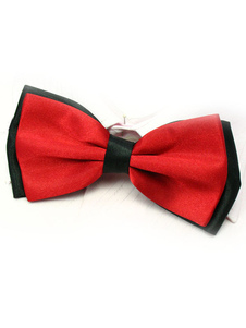 Nœud papillon bicolore de double couches