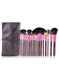 Ensemble de 20 brosses de maquillage couleur lavande