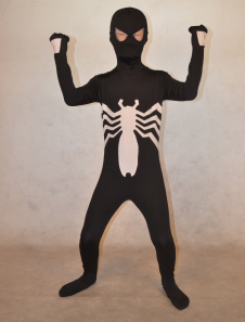 Costume de zentai enveloppé unisexe en lycra spandex multicolore détail motifs d'animaux