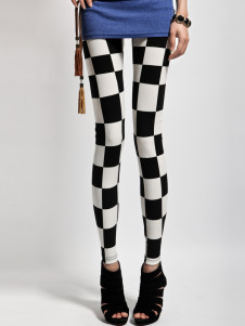 Caleçon de qualité féminin blanc écossais