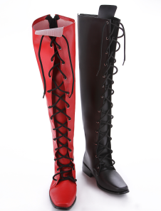 Bottes cosplay imitation cuir SHIN