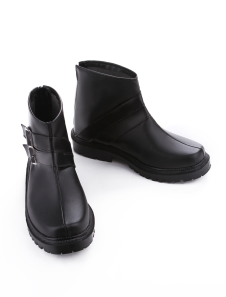 Toma noir en Faux cuir Cosplay Shoes