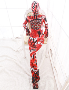 Fashion Multi Color Unisex Animal Print Lycra Spandex Cool Multicolor Zentai Suits 