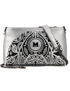 Casual Single Strap Artwork Woman's Cross Body Bag