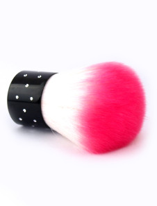 Brosse de maquillage rose en chanvre