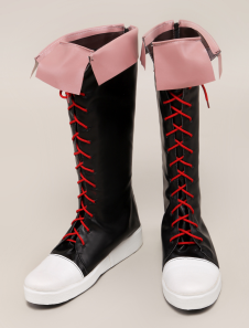 Mode Multi couleur Lace Up Blast de Tempest Cosplay bottes