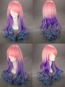Perruque longue couleur dégradées Lolita jolis mèches attractive
