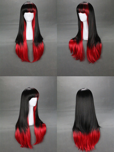 Fantastique perruque lolita à mèches ombrées