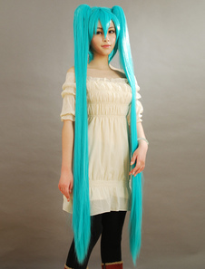 Carnevale Parrucca cosplay 2020 Vocaloid Hatsune Miku Halloween