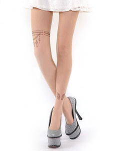 Chaussettes unicolor grande impression Sweet Lolita