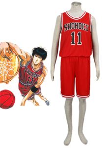 Grand SLAM DUNK Kaede Rukawa Cosplay Costume