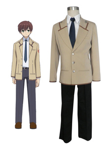 Toussaint Cosplay Costume uniforme scolaire Angel Beats!