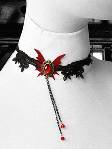 Ensemble de bijoux de fabuleux acrylique rouge pour femmes