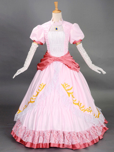 Jeu de princesse Peach Super Mario Bros Fashionable Cosplay Costume