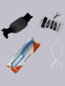 Ensembles d'outils de soins des perruques féminines synthétique spécial de 4