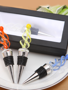 Faveur de bouteille mariage couleur multi métal arbre de Noël