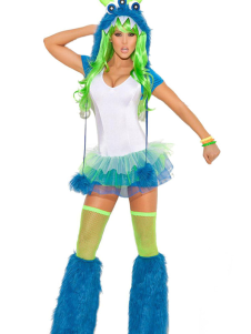 Costume Sexy féminin étonnant d'Ox bleu