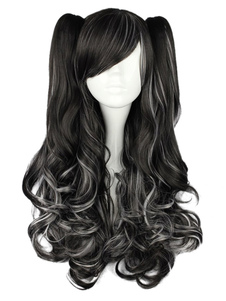 Perruque Lolita de long Curly Dandy Multi couleur rayonne