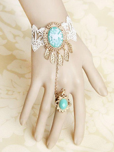 Princesse bleu de ciel clair résine Gothic Lolita Bracelet