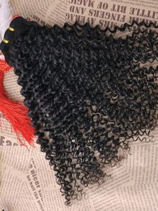 12 De la jeune fille pouces 80g noir humaine Waft de cheveux de cheveux vierge