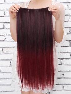 Extension de cheveux dégradé kanekalon droite longue