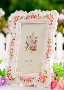 Résine cadre doux blanc et les faveurs de l'Album