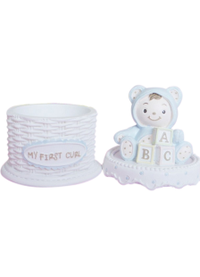 Boîte à bijoux en céramique White Bear