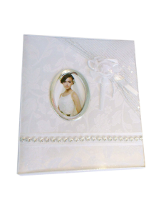 Résine cadre élégant blanc et les faveurs de l'Album