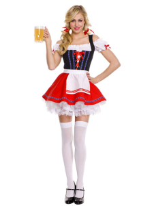 Costume de fille de bière classique