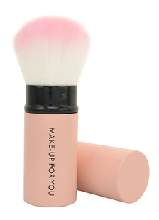 Pinceau de maquillage rose 1 pièce