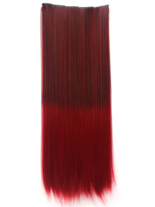 Ébouriffé Ombre Extension cheveux tout droit résistant à la chaleur