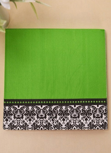 20 Pièces Vintage spécialité mariage serviettes de table en