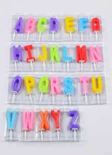 Lettre modèle cire bougie faveurs