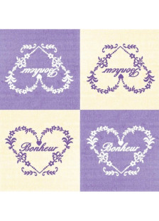 Serviette de mariage en papier spécial ave mots