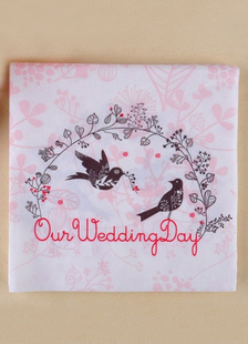 Serviettes de mariage de jardin en papier spécial