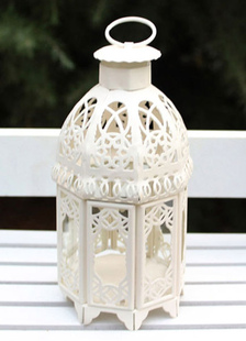 Euro métal blanc verre bougie faveurs