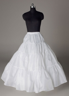 jupon de bal blanc 3 couches en polyester