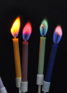 Anniversaire mignon PVC bougie favorise Set de 6